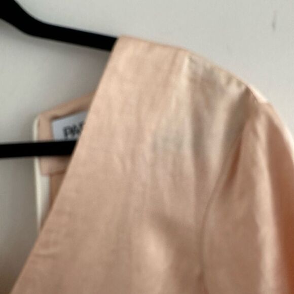 Partow Leah two toned silk/linen blend dress 2 - Picture 14 of 14